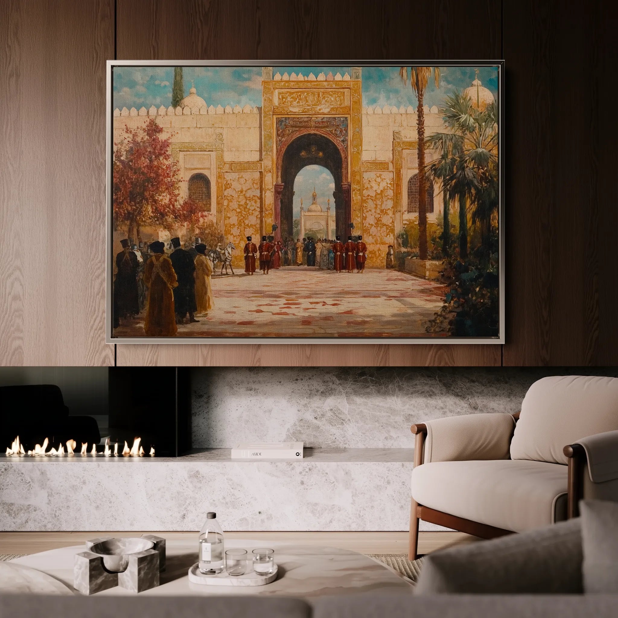 Orientalist 075 Canvas Art 18" x 24" / 45 x 60 cm / Black