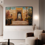 Orientalist 075 Canvas Art 18" x 24" / 45 x 60 cm / Black