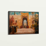Orientalist 075 Canvas Art 18" x 24" / 45 x 60 cm / Black