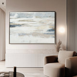 Abstract 076 Canvas Art 18" x 24" / 45 x 60 cm / Black