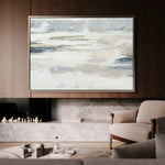 Abstract 076 Canvas Art 18" x 24" / 45 x 60 cm / Black