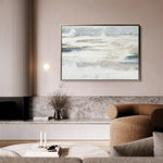 Abstract 076 Canvas Art 18" x 24" / 45 x 60 cm / Black