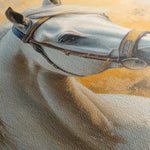 Horses 076 Canvas Art 60 x 40 cm / Black