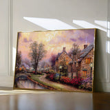 Landscape 076 Canvas Art 18" x 24" / 45 x 60 cm / Black