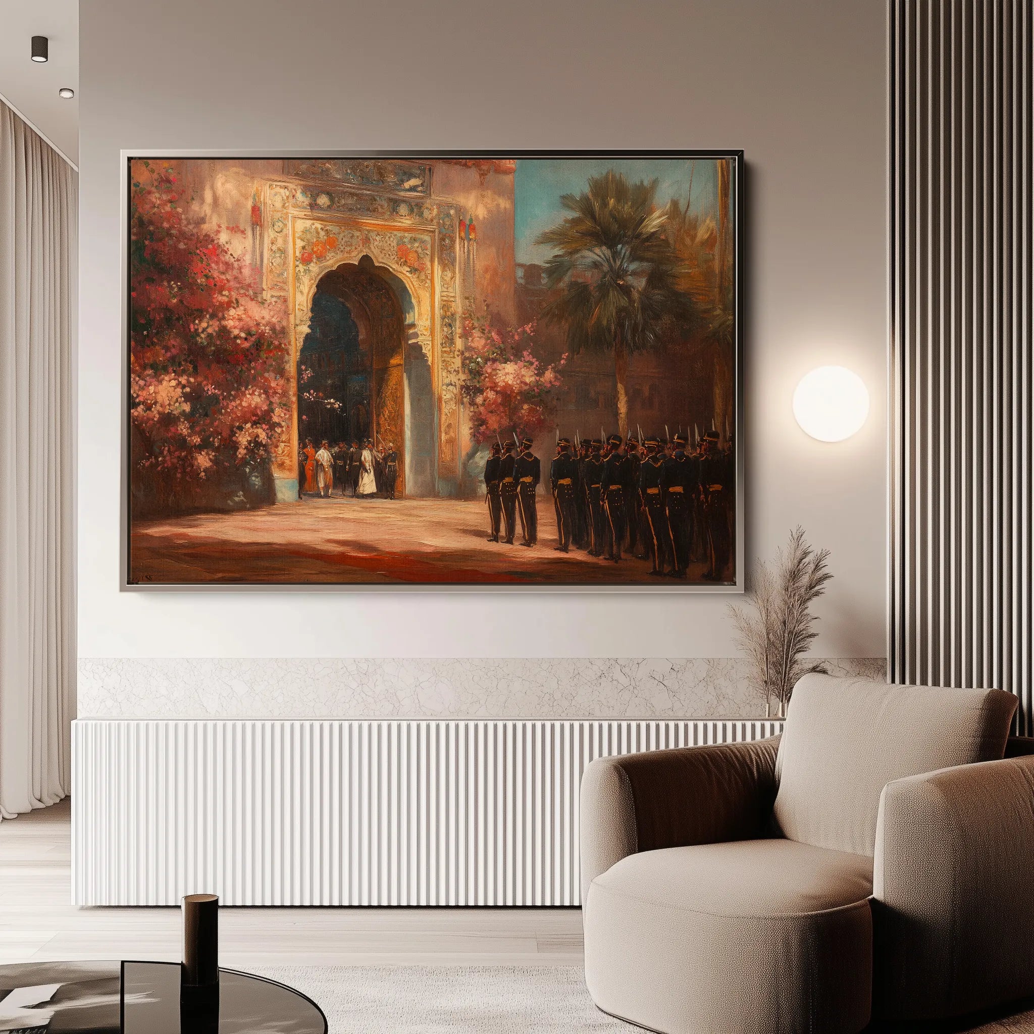 Orientalist 076 Canvas Art 18" x 24" / 45 x 60 cm / Black