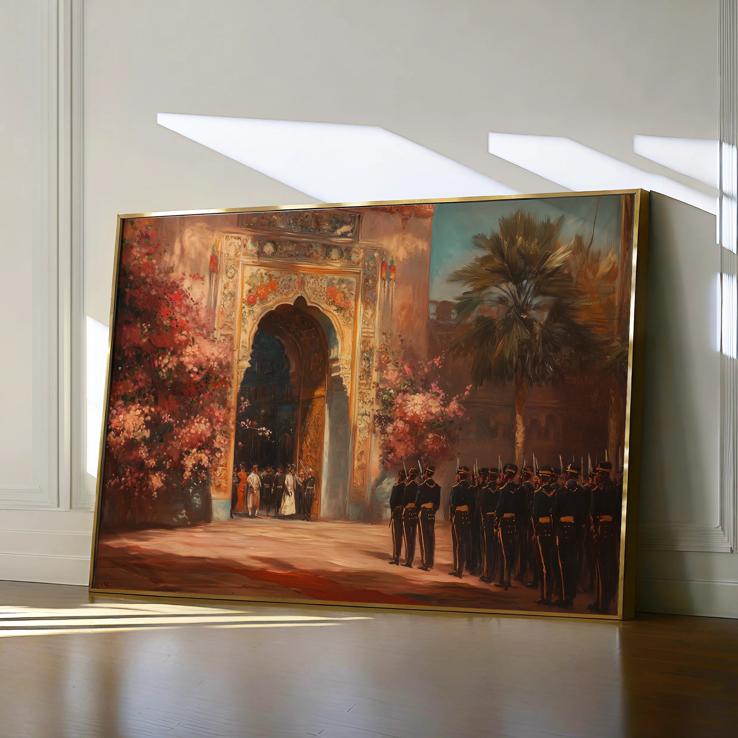 Orientalist 076 Canvas Art 18" x 24" / 45 x 60 cm / Black