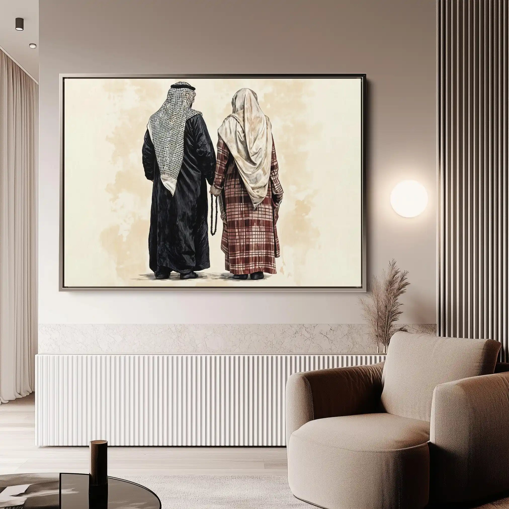 Palestine 076 Canvas Art 60 x 40 cm / Black