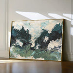 Abstract 077 Canvas Art 18" x 24" / 45 x 60 cm / Black