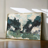 Abstract 077 Canvas Art 18" x 24" / 45 x 60 cm / Black