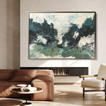 Abstract 077 Canvas Art 18" x 24" / 45 x 60 cm / Black