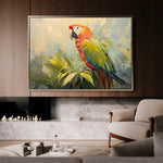 Animals 077 Canvas Art 18" x 24" / 45 x 60 cm / Black