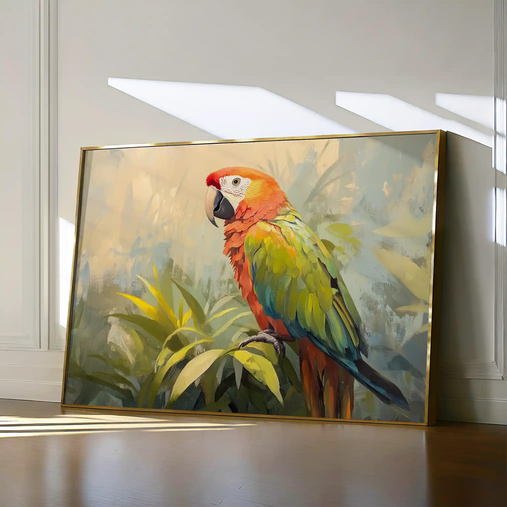 Animals 077 Canvas Art 60 x 40 cm / Black