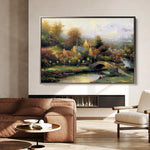 Landscape 077 Canvas Art 18" x 24" / 45 x 60 cm / Black