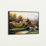 Landscape 077 Canvas Art 18" x 24" / 45 x 60 cm / Black