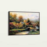 Landscape 077 Canvas Art 18" x 24" / 45 x 60 cm / Black