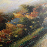 Landscape 077 Canvas Art 18" x 24" / 45 x 60 cm / Black