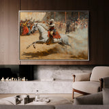 Orientalist 077 Canvas Art 18" x 24" / 45 x 60 cm / Black