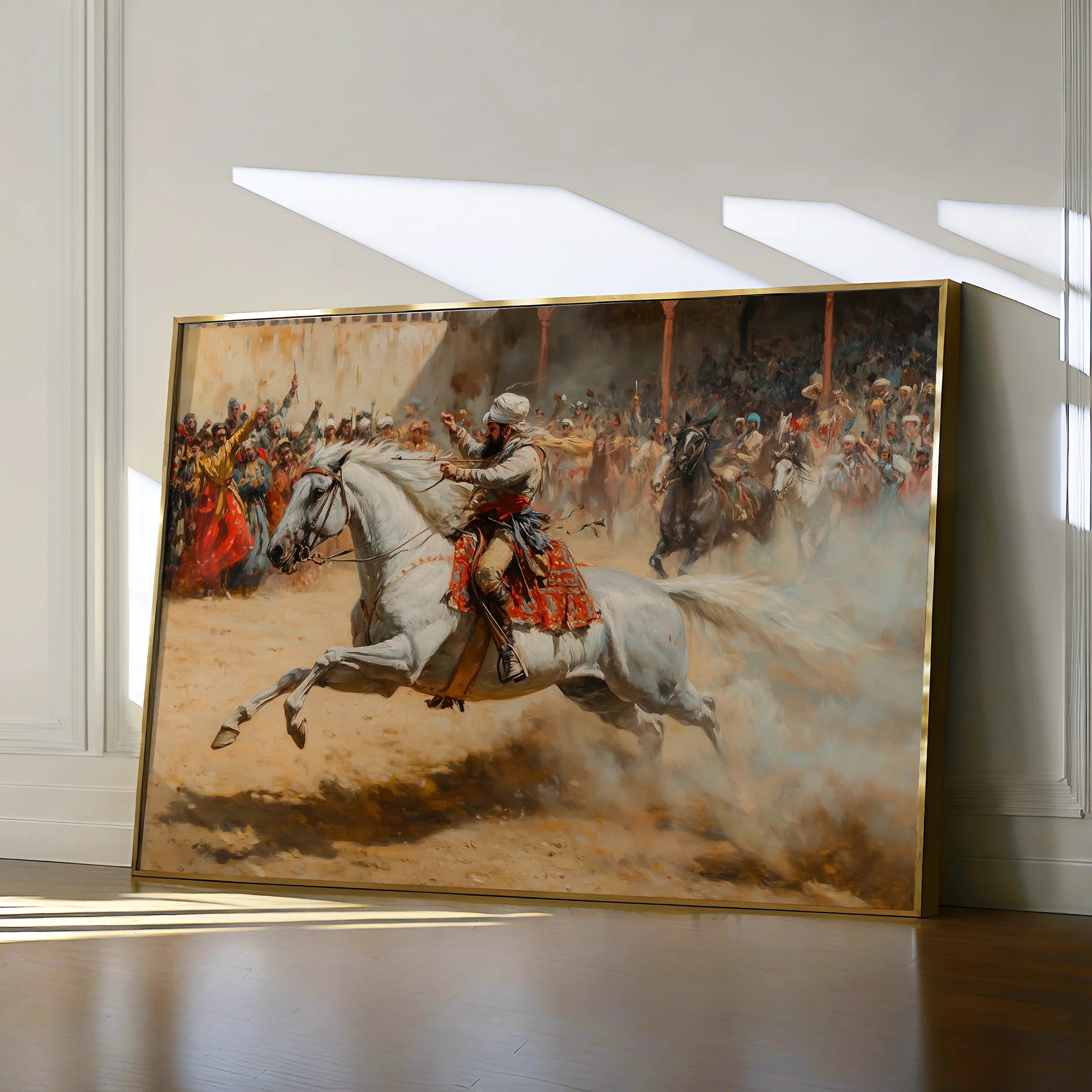 Orientalist 077 Canvas Art 18" x 24" / 45 x 60 cm / Black