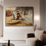 Orientalist 077 Canvas Art 18" x 24" / 45 x 60 cm / Black