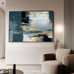 Abstract 078 Canvas Art 18" x 24" / 45 x 60 cm / Black