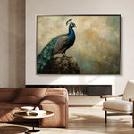 Animals 078 Canvas Art 18" x 24" / 45 x 60 cm / Black