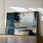 Abstract 078 Canvas Art 60 x 40 cm / Black