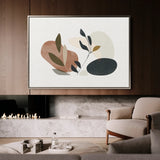 Boho 078 Canvas Art 18" x 24" / 45 x 60 cm / Black