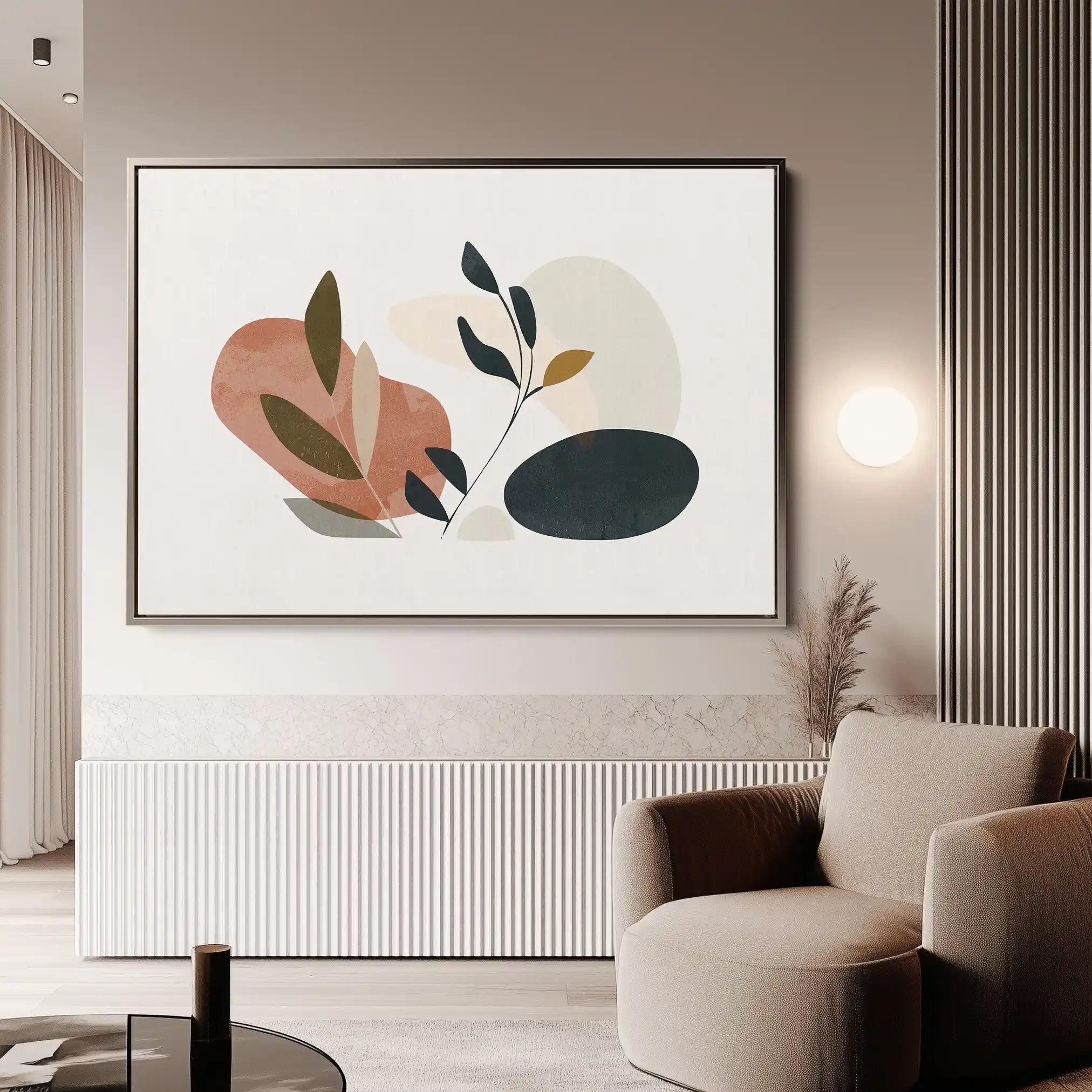 Boho 078 Canvas Art 60 x 40 cm / Black