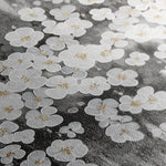 Floral 078 Canvas Art 18" x 24" / 45 x 60 cm / Black