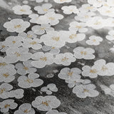 Floral 078 Canvas Art 18" x 24" / 45 x 60 cm / Black