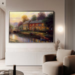Landscape 078 Canvas Art 18" x 24" / 45 x 60 cm / Black