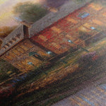 Landscape 078 Canvas Art 60 x 40 cm / Black