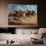 Orientalist 078 Canvas Art 18" x 24" / 45 x 60 cm / Black