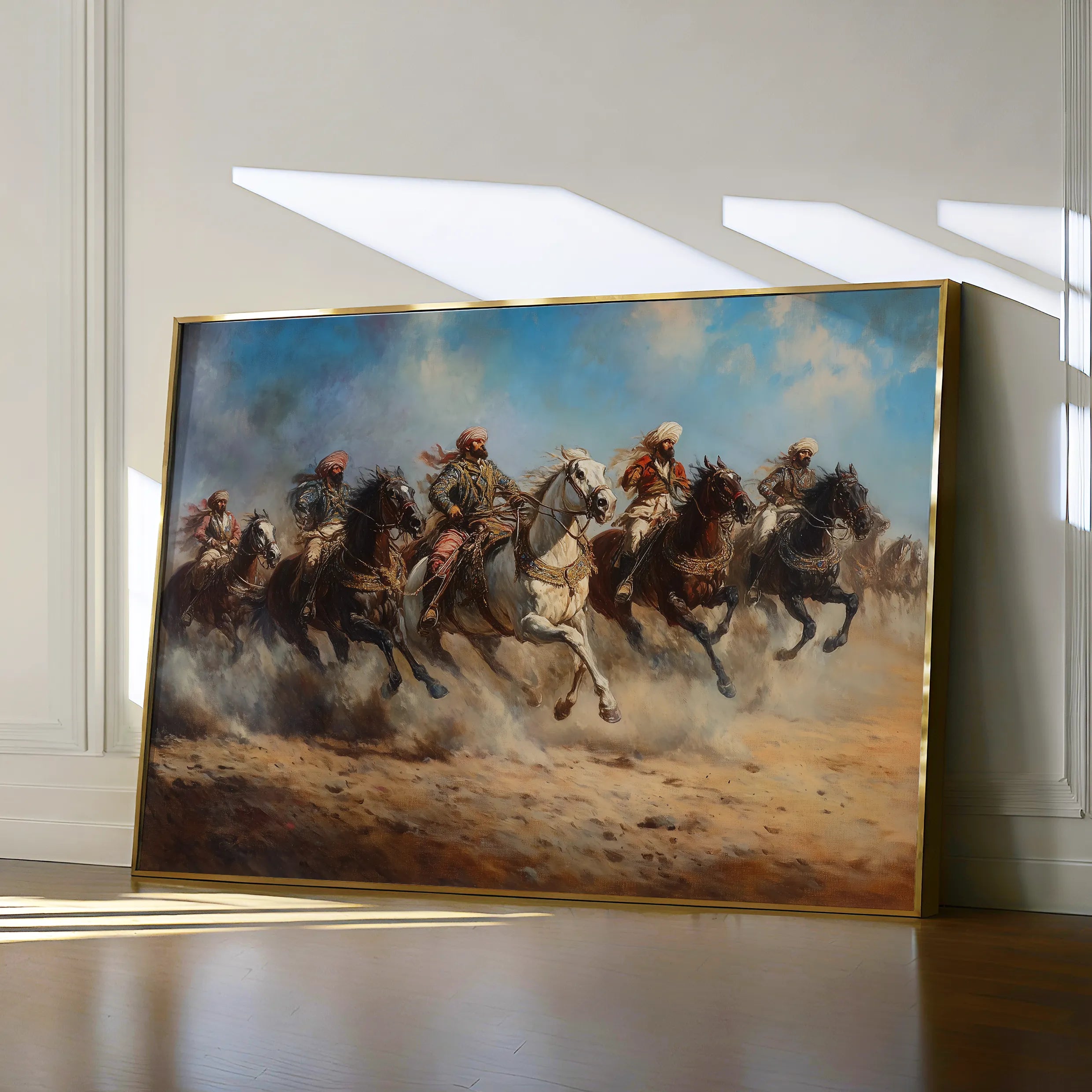 Orientalist 078 Canvas Art 18" x 24" / 45 x 60 cm / Black
