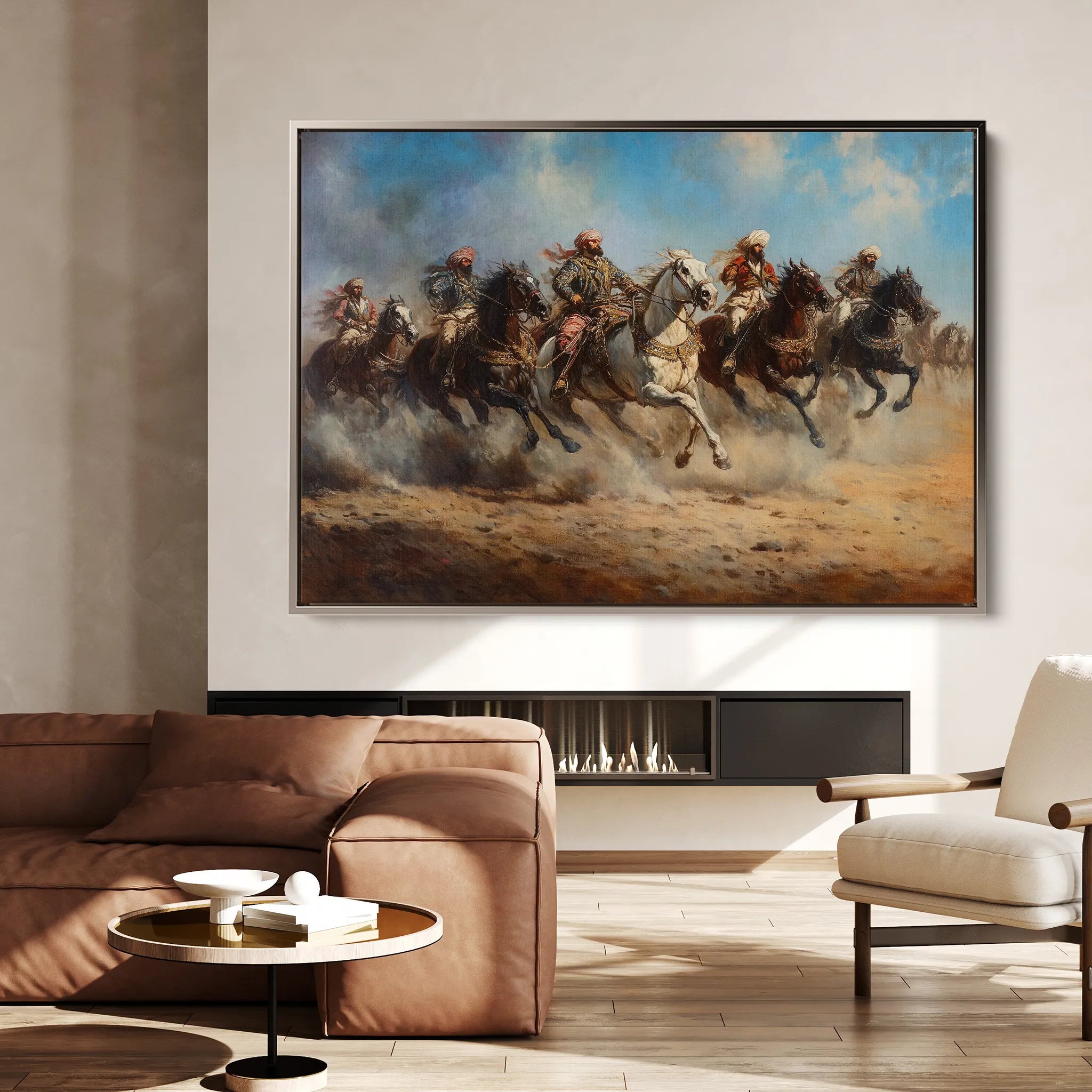 Orientalist 078 Canvas Art 18" x 24" / 45 x 60 cm / Black