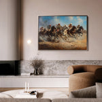 Orientalist 078 Canvas Art 18" x 24" / 45 x 60 cm / Black