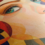 Portrait 078 Canvas Art 18" x 24" / 45 x 60 cm / Black