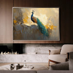Animals 079 Canvas Art 18" x 24" / 45 x 60 cm / Black