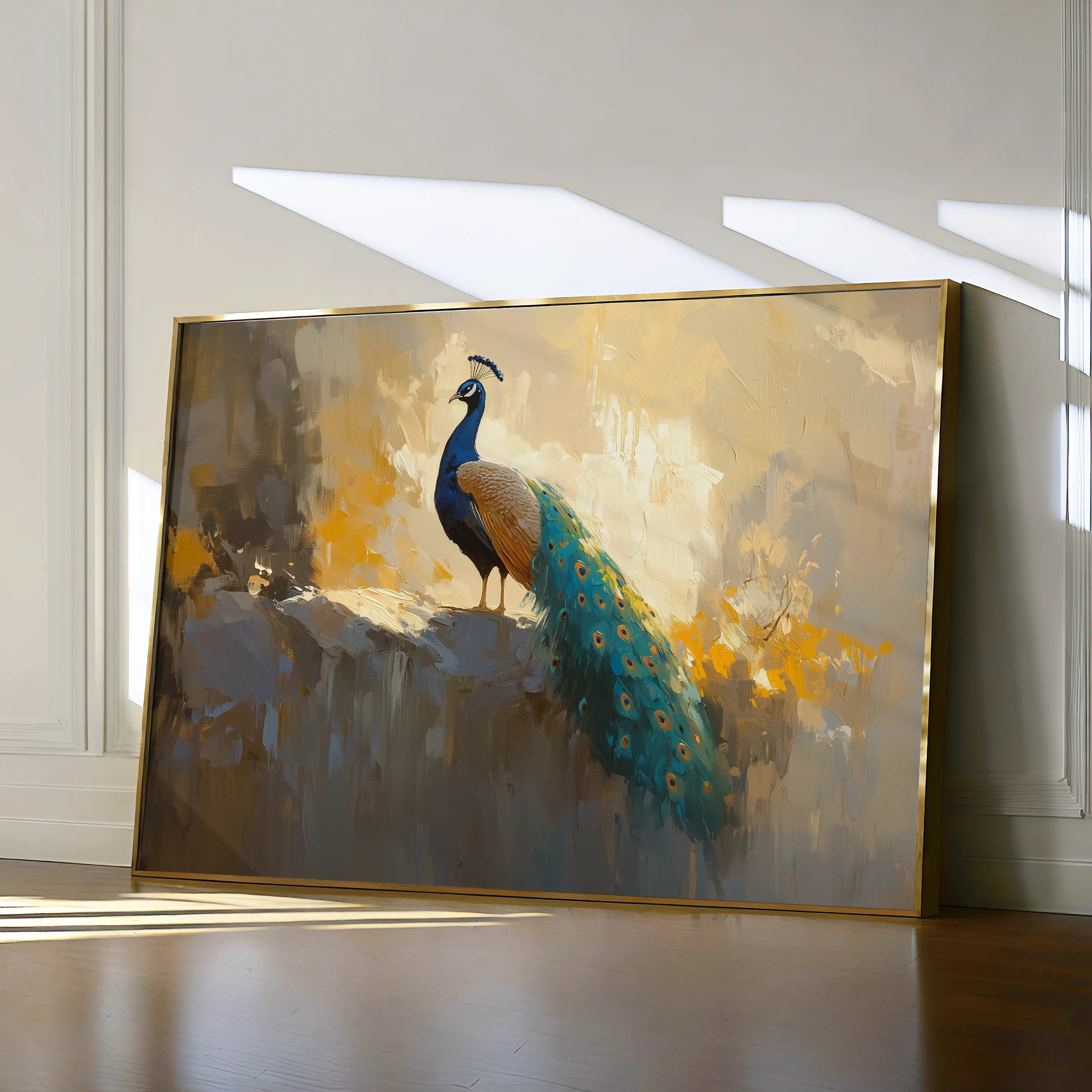 Animals 079 Canvas Art 18" x 24" / 45 x 60 cm / Black