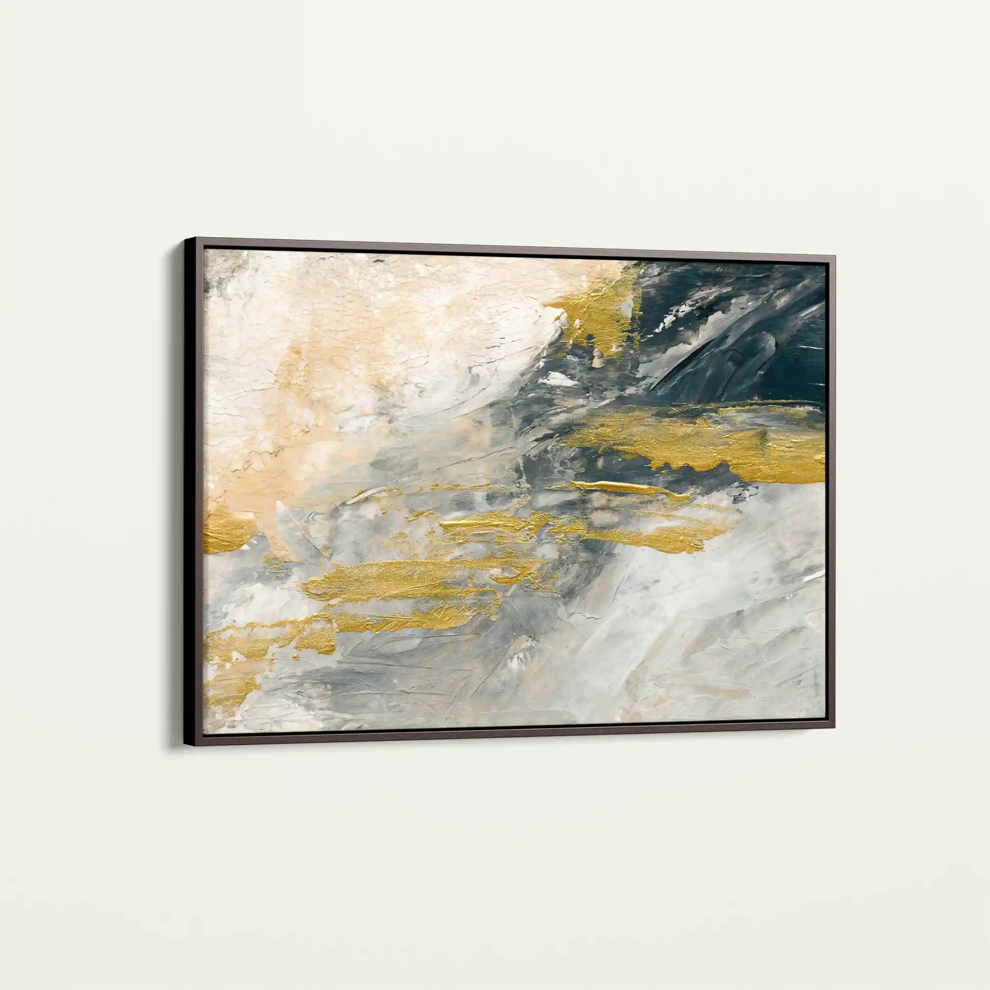 Abstract 079 Canvas Art 60 x 40 cm / Black