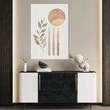 Boho 079 Canvas Art 18" x 24" / 45 x 60 cm / Black