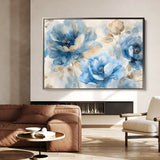 Floral 079 Canvas Art 18" x 24" / 45 x 60 cm / Black
