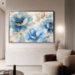 Floral 079 Canvas Art 18" x 24" / 45 x 60 cm / Black