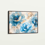 Floral 079 Canvas Art 18" x 24" / 45 x 60 cm / Black