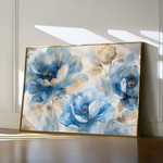 Floral 079 Canvas Art 60 x 40 cm / Black