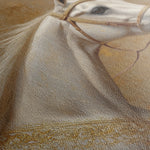Horses 079 Canvas Art 18" x 24" / 45 x 60 cm / Black