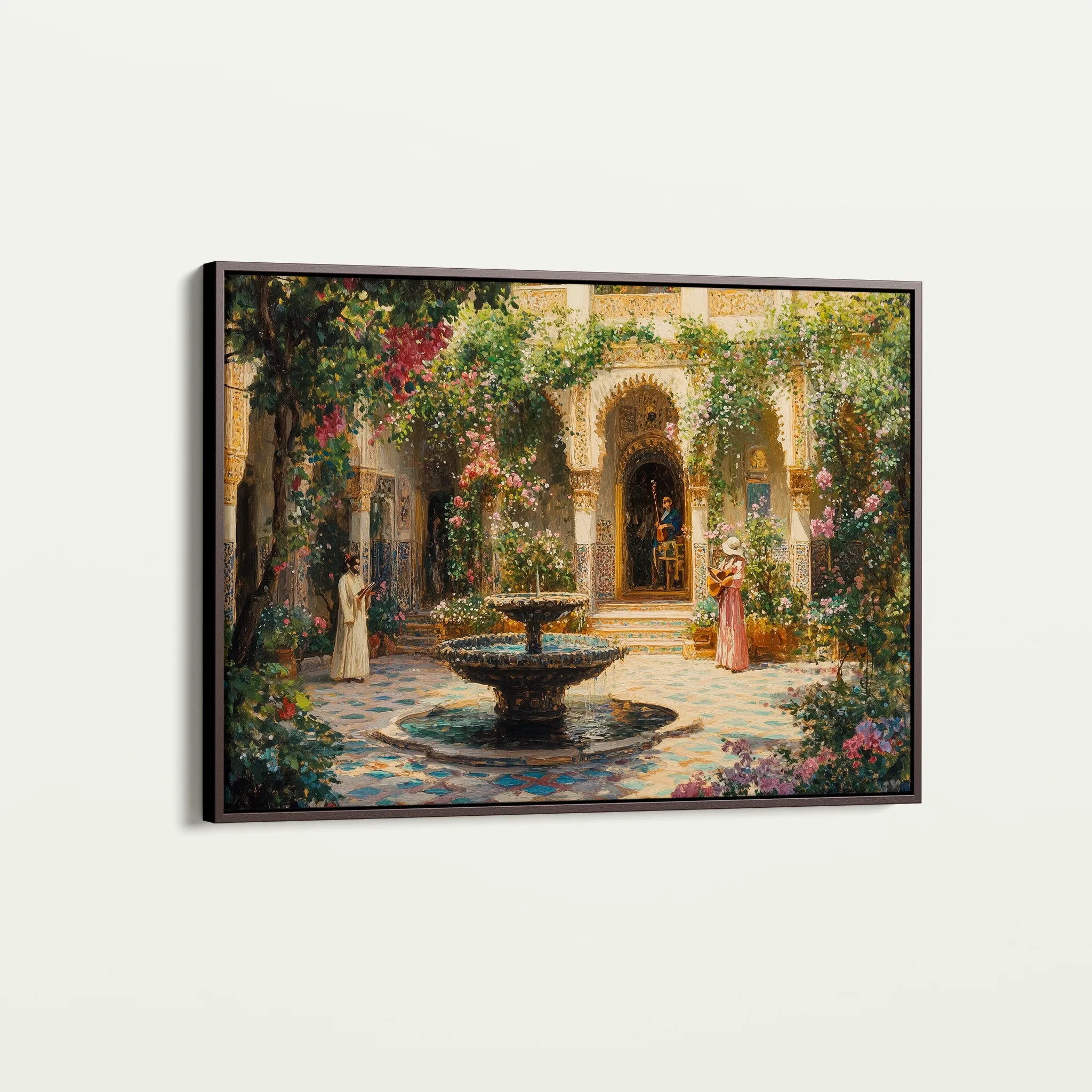 Orientalist 079 Canvas Art 18" x 24" / 45 x 60 cm / Black