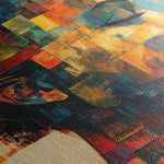 Portrait 079 Canvas Art 18" x 24" / 45 x 60 cm / Black