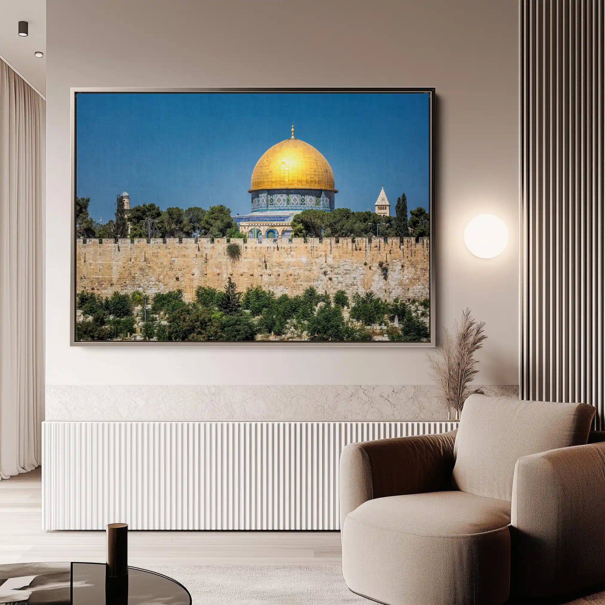 Palestine 079 Canvas Art 60 x 40 cm / Black