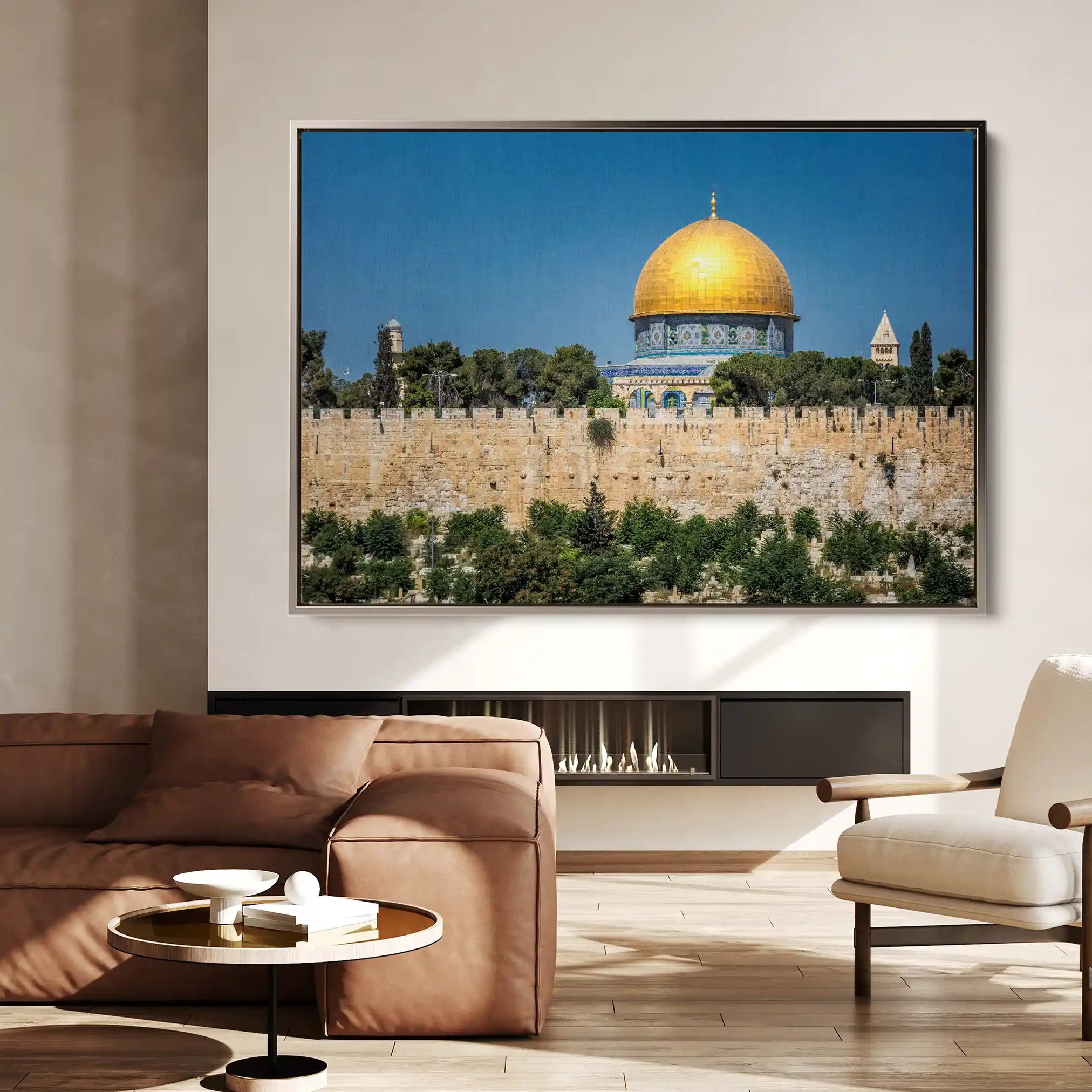 Palestine 079 Canvas Art 60 x 40 cm / Black